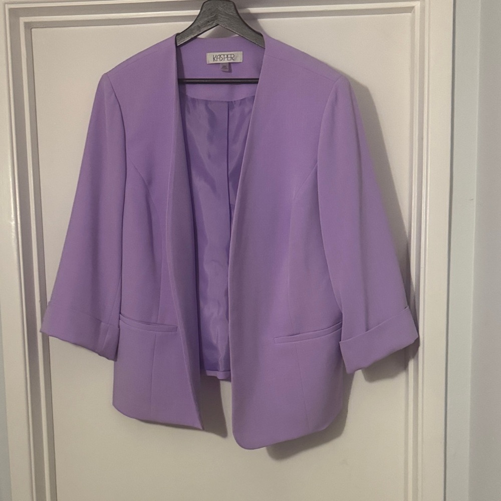 Kasper Women's Lavender Blazer 18w
